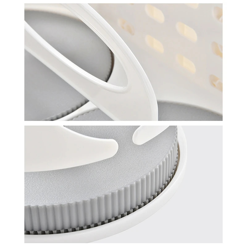 

2021 Double Roller Rotating Storage Box Kitchen Refrigerator Beverage Beer Rack Roto Caddy Swivel Organizer