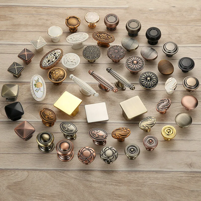 Ручка в стиле ретро одно отверстие кухонный шкаф выдвижной ящик Европейский