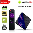 Приставка Смарт-ТВ H96 Mini V8, Android 10,0, RK3228A, 4K, 3D медиаплеер, 2160P, 1080P, до 60 кадров в секунду, видеодекодер H96mini, ТВ-приставка