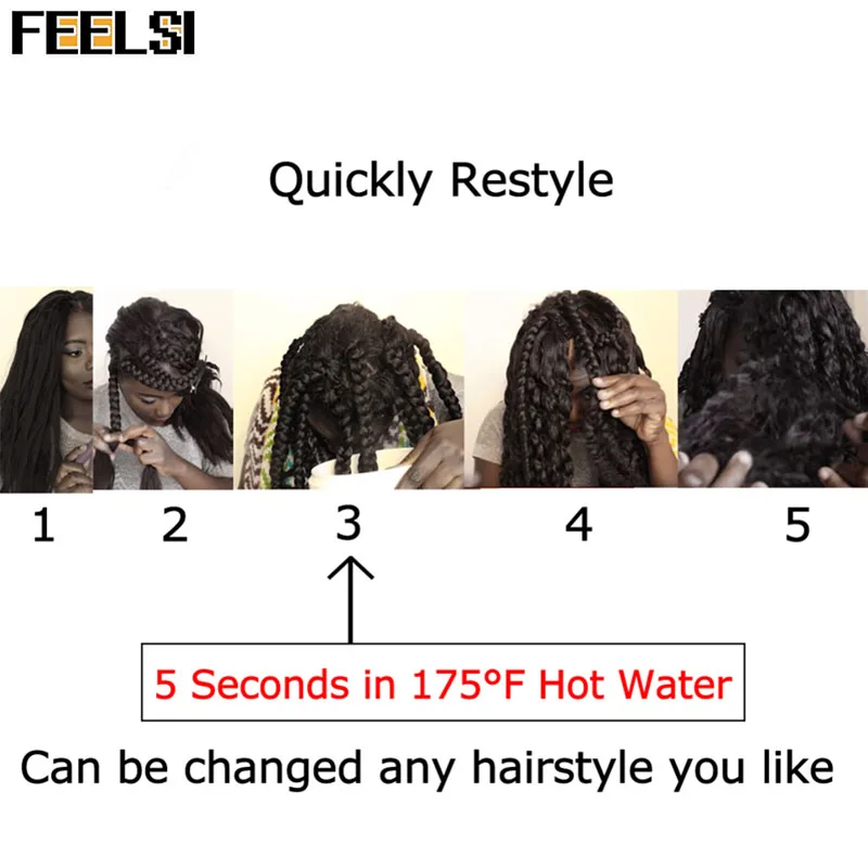 EZ 24 дюйма Джамбо косички длинные пряди Омбре крючком синтетические для