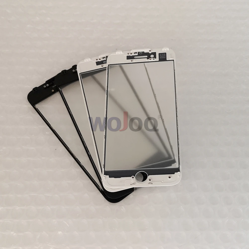 AAA Front Outer Glass Frame Bezel with OCA Film For iPhone 7 8 Plus LCD Screen Touch Replacement Repair Part | Мобильные телефоны и