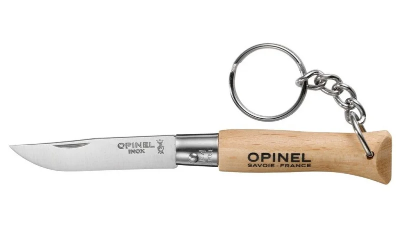 Нож Opinel серии Tradition Keyring №04 брелок клинок 5см нерж.сталь бук кольцо для ключей -