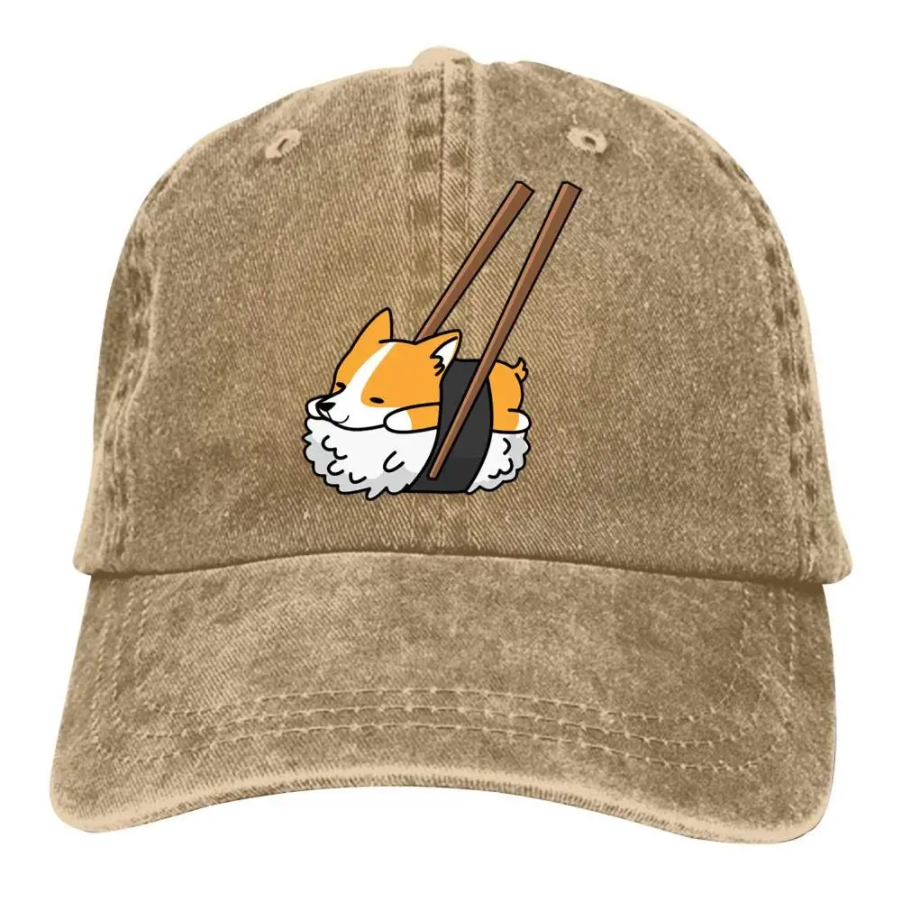 Корги суши двойная Пряжка Регулируемая ковбойская Личность ретро шляпа | Кепки и