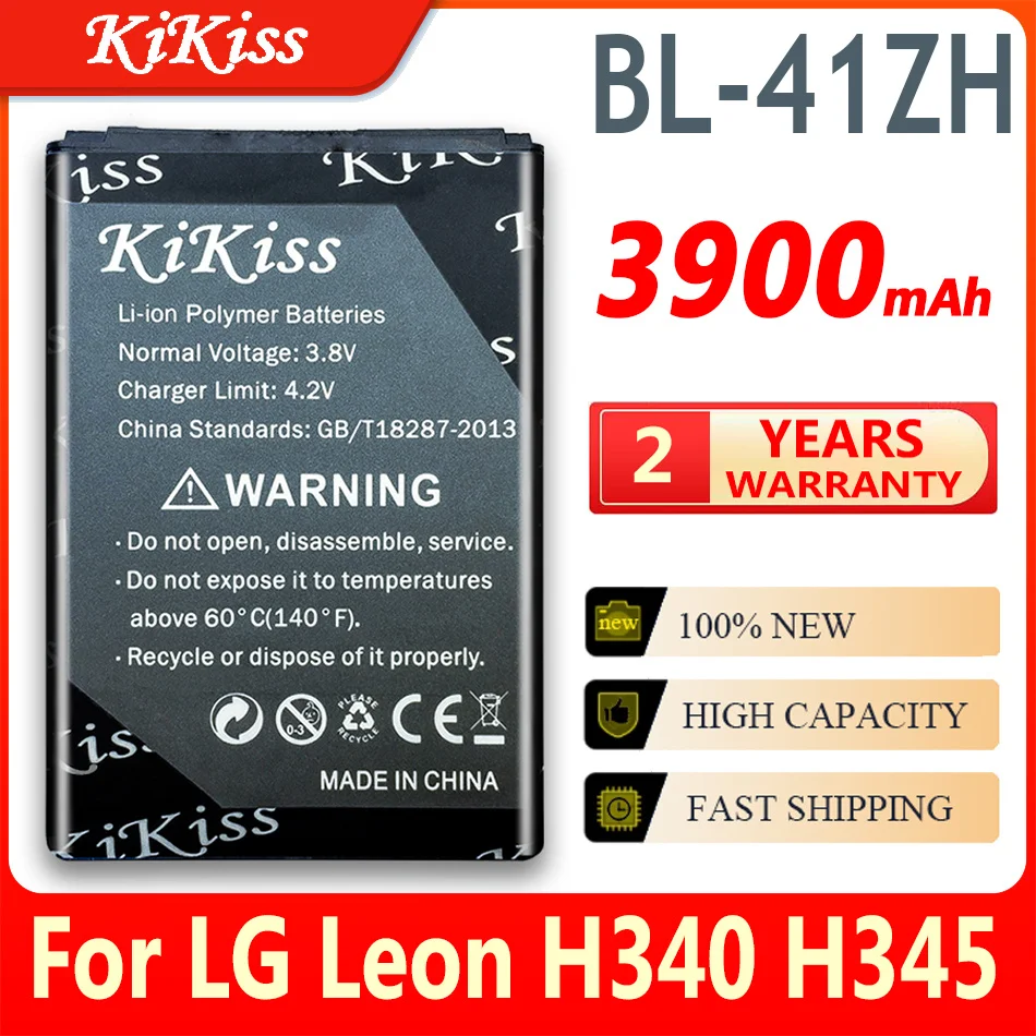 

BL-41ZH BL41ZH Battery For LG Leon H324 L50 C40 H340 H343 Risio H345 MS345 D213N LS665 D290 D295 LS665 TRIBUTE 2 phone batteria