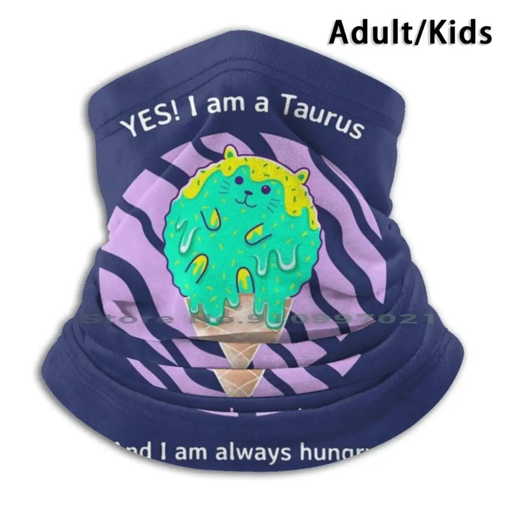 Копия да! I Am A Taurus Always голодный шарф маска для шеи обогреватель лица фуляр бандана