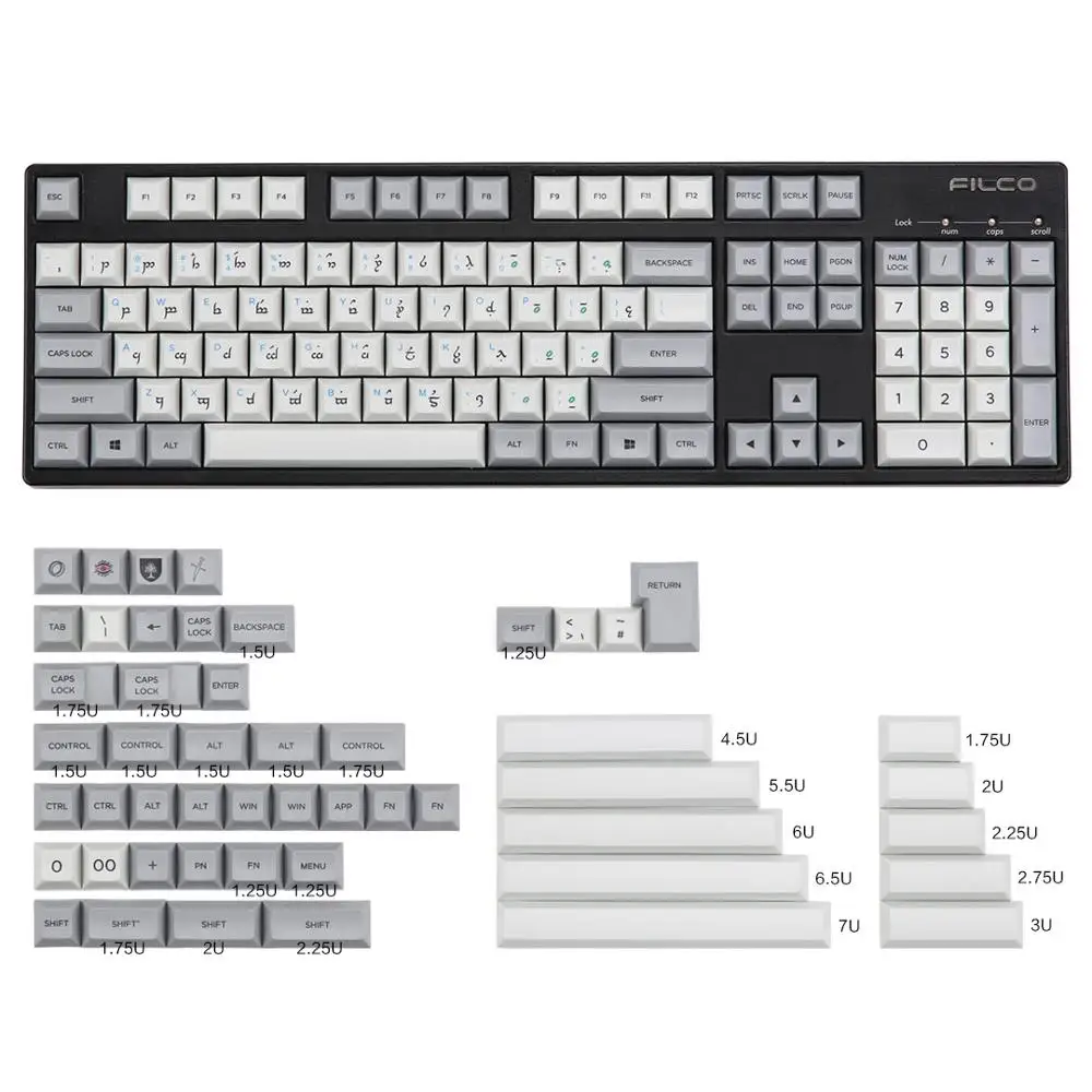 Npkc dsa keycap dye subbed Elf буквы для механической клавиатуры 154|Клавиатуры| |