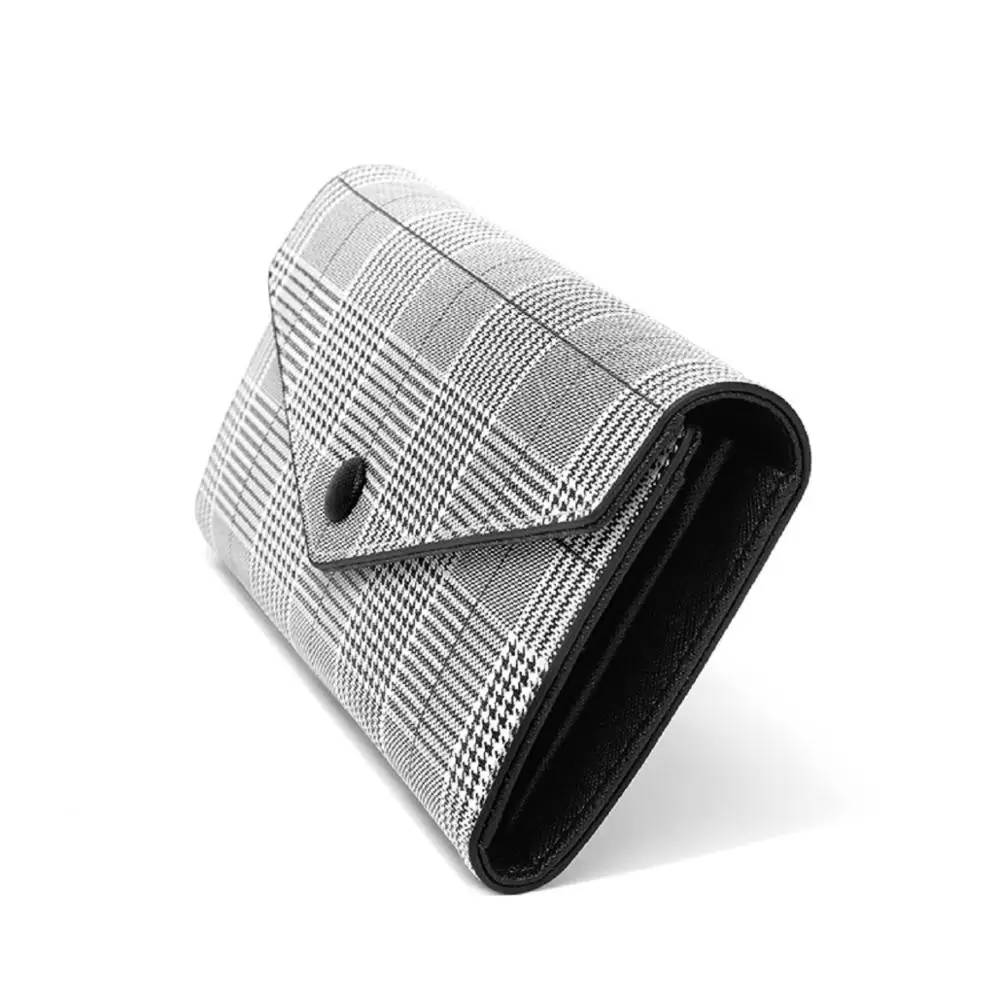 2019 горячая Распродажа длинный клетчатый кошелек для женских сумок простые