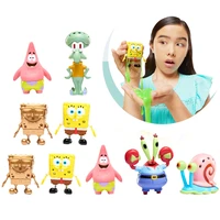 squardward patrick blind box sandy gary spongebobed doll action figure adult boys anti stress girls gift squishy slime toys