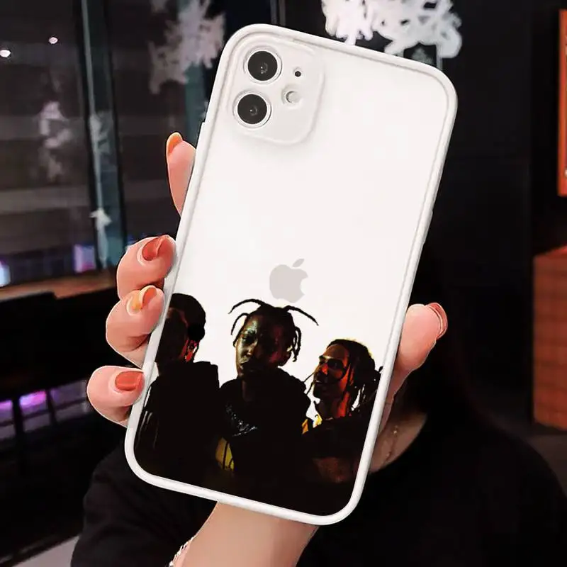 

Rapper Asap Rocky Phone Cases matte transparent For iphone 7 8 11 12 plus mini x xs xr pro max cover