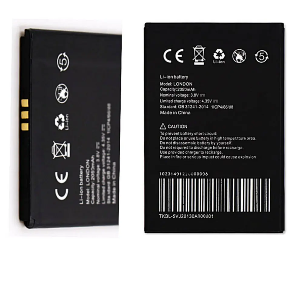 Оригинальный оригинальный аккумулятор 2050 мАч 3 8 в для сотовых телефонов Umi London