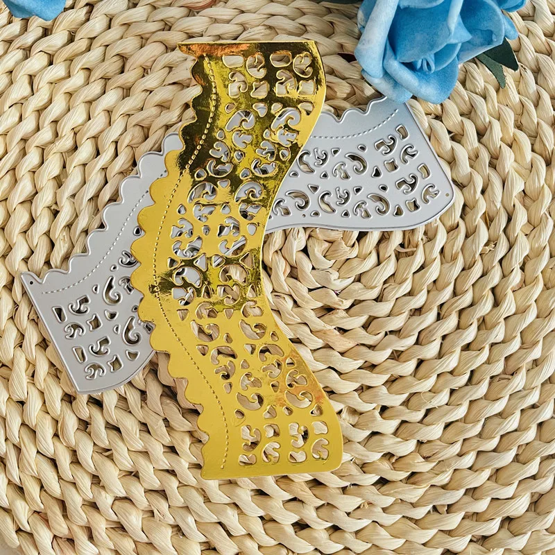 Вырубные штампы с кружевными цветами для оформления фотографий