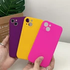 Противоударный чехол для iPhone 13, 11, 12 Pro Max, Mini, X, XR, XS, 7, 8 Plus, SE 2020, квадратный, из жидкого силикона