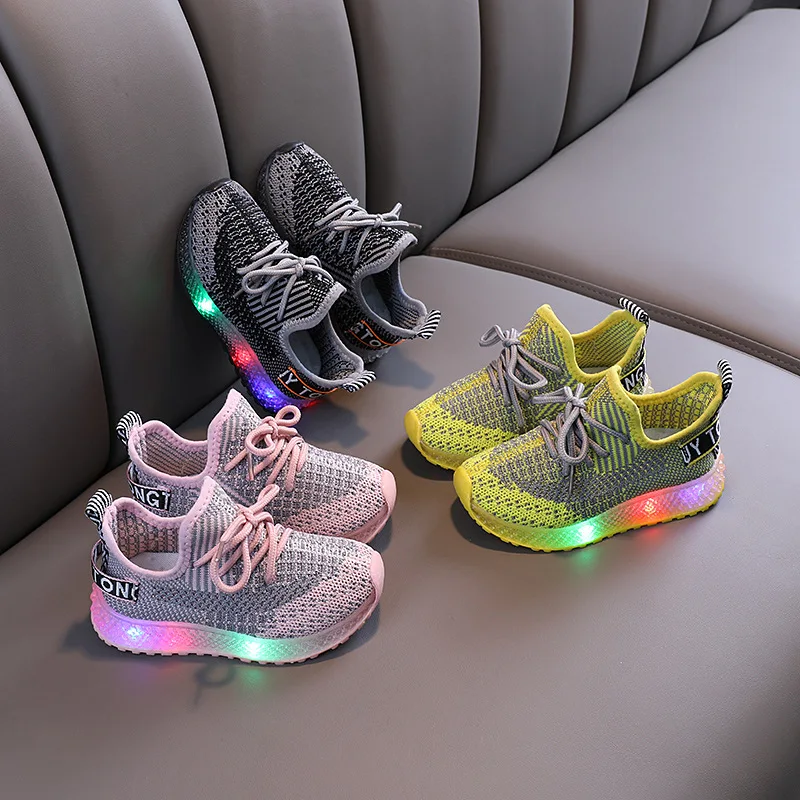 

Size 21-30 Glowing Schoenen Children Boys Girls Light Up Sole Enfant Led Light Luminous Sneakers for Infant Shoes Kids Led Shoes