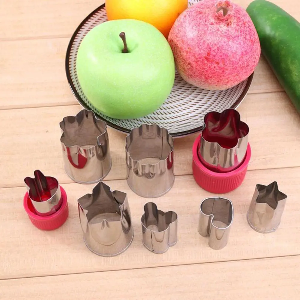 8 шт./компл. цветок Звезда Форма устройство резки овощей и фруктов формовочный нож