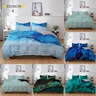 Комплект постельного белья ZEIMON с мраморным рисунком, размер одеяло из полиэстера см