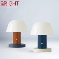 bright contemporary nordic table lamp led mushroom reading desk light for home bedroom decoration