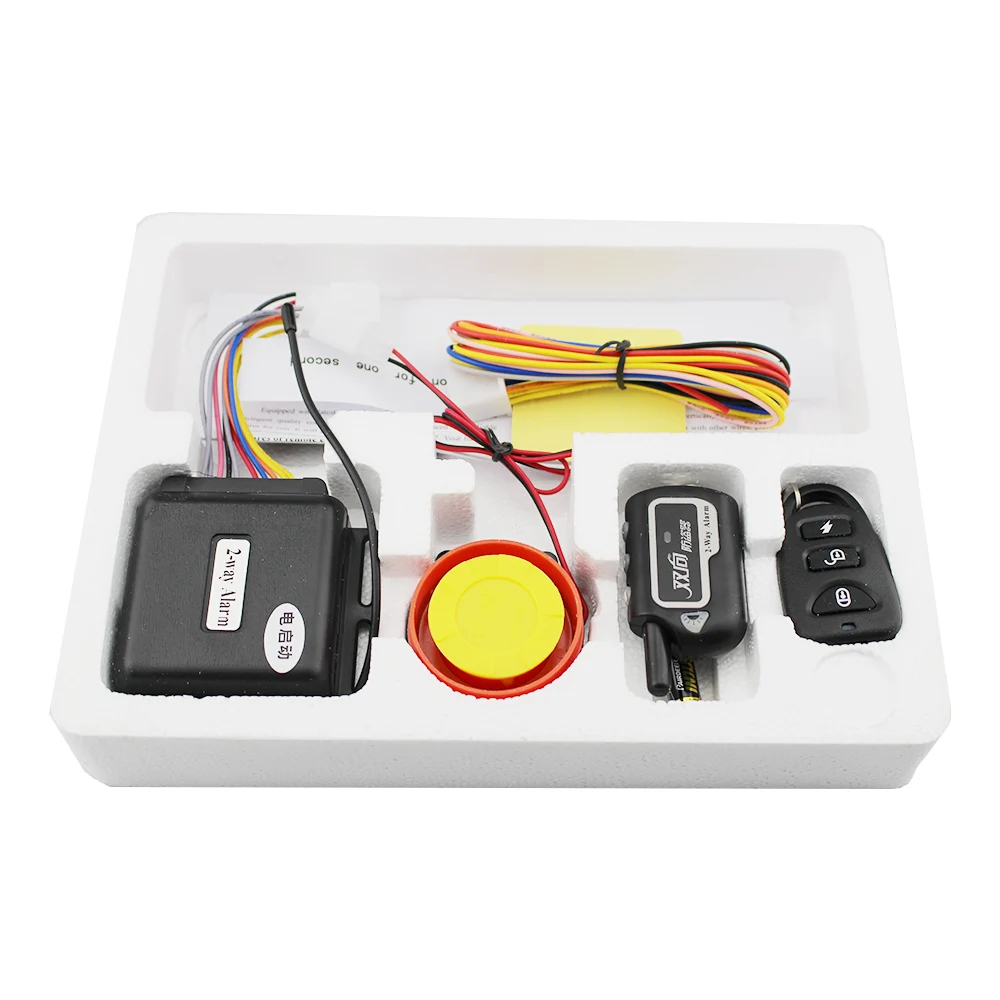 Двухсторонняя сигнализация для мотоцикла Противоугонная с дистанционным