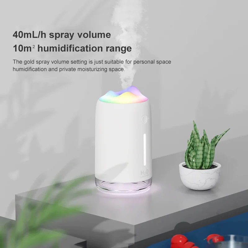 

Air Humidifier Cute Rabbit Ultra-Silent USB Essential Room Car LED Night Lamp Air Purifier Mist Maker Air Fresher Humidifier