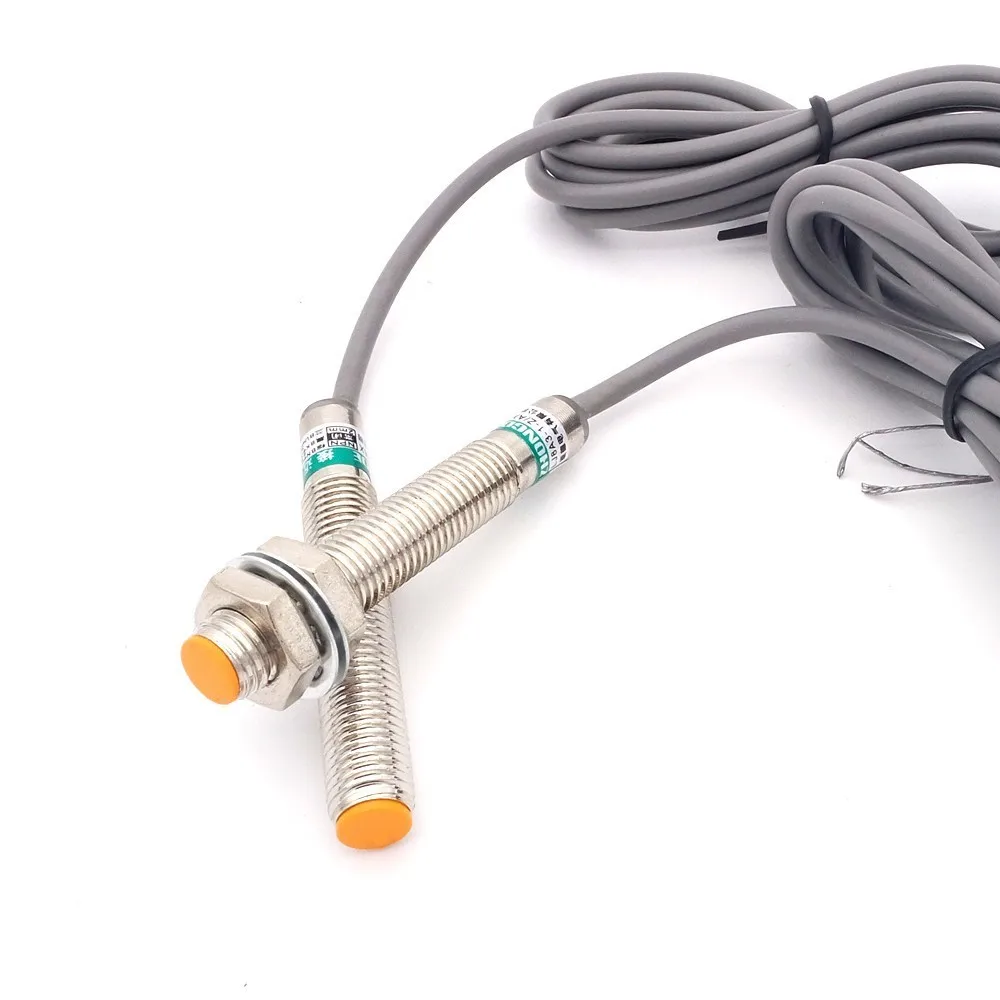 Металлический индукционный датчик M8 1 мм и 2 для индукционного экрана приближения
