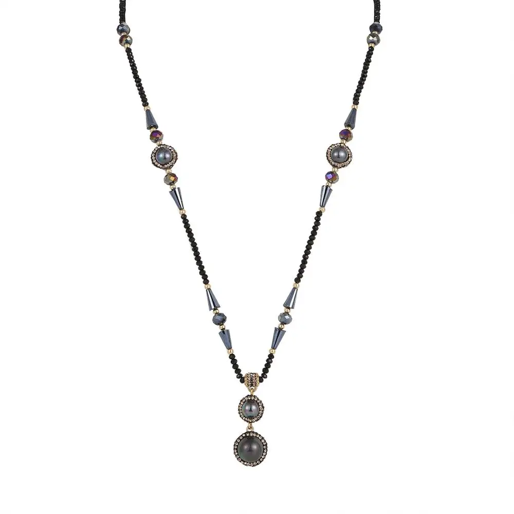 Женская Длинная цепочка на свитер очаровательные украшения ручной работы