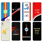 Черный чехол из ТПУ для Xiaomi Redmi 7A 8A 9 9A 9C, чехол для Redmi Note 8T 8 Pro T Note9 9S Pro, чехол Фернандо Алонсо 14 Renault F1 Racing