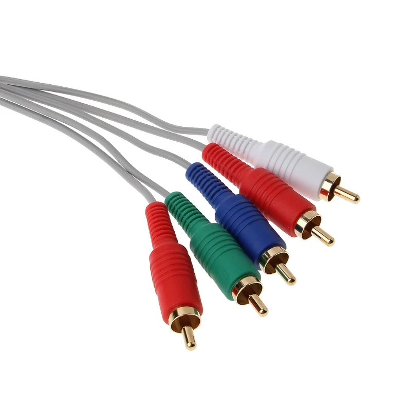 

1.8m Component 1080P HDTV AV 5RCA Adapter Cable For Wii Console