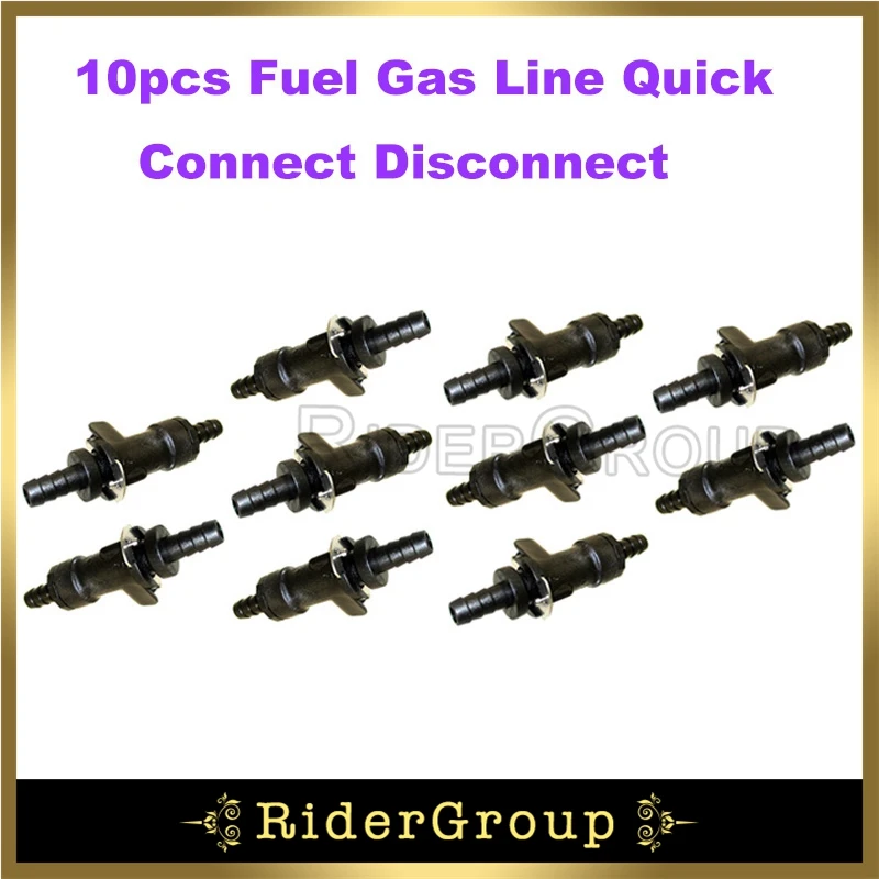 Fuel Gas Line Quick Connect Disconnect 5/16&quot For ATV Single Shut Off Motorcycle Parts | Автомобили и мотоциклы
