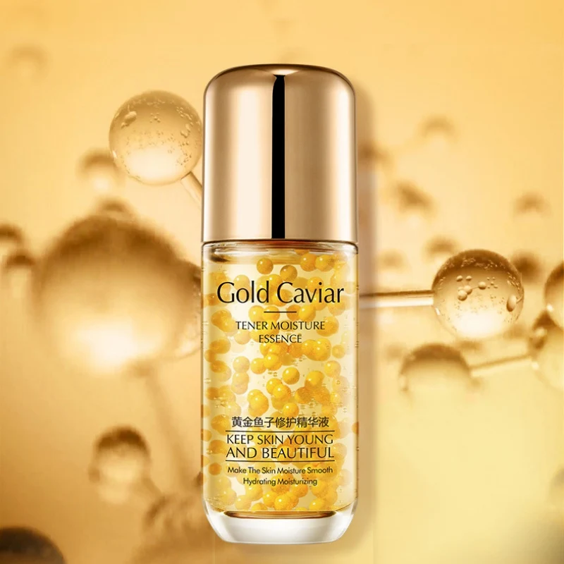 

Gold Caviar Essence Skin Care Moisturizer Anti Wrinkle Lifting Firming Cream Tighten Skin Anti-aging Facial Serum