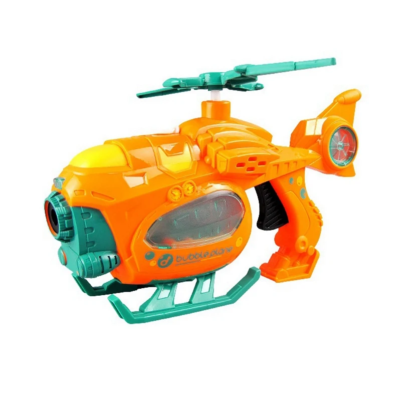 

Bubble Machine for Kids Automatic Helicopter Bubble Blower Bubble Machine with Music and Light Children Toys
