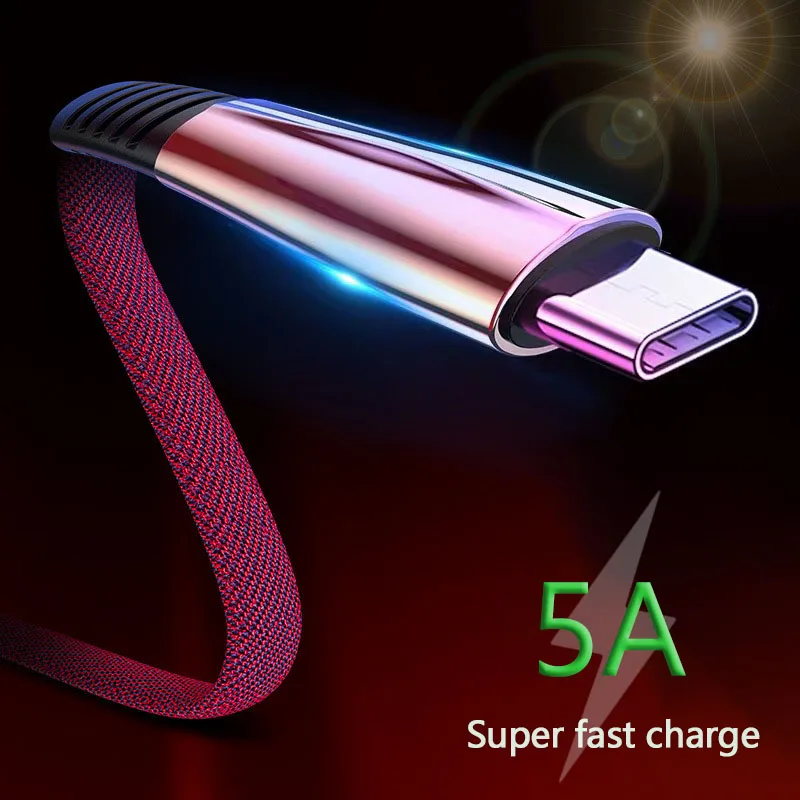 Фото 5A usb type C кабель супер быстрая зарядка USB для huawei P20 P30 samsung S9 S8 Note 9 8 Быстрая передачи 5A usb type C кабель супер быстрая зарядка USB для huawei P20 P30 samsung S9 S8 Note 9 8 Быстрая передачи
