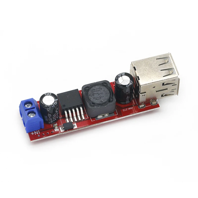 Двойной USB выход DC-DC понижающий модуль питания 9 В/12 В/24 В/36 В до 5 3A для