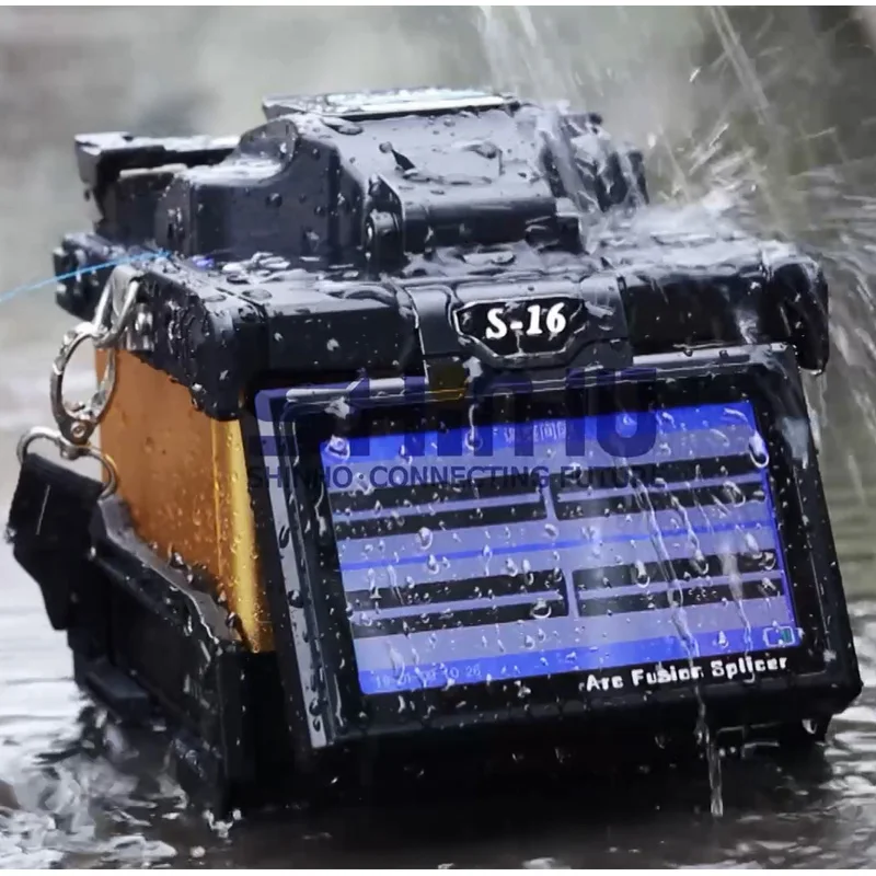 

S-16 Fusion Splicer Automatic Intelligent Optical Fiber Fusion Splicer 6s splicing time with 4000 times electrodes life