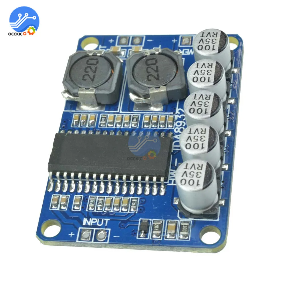 TDA8932 подойдет как для повседневной носки так Плата усилителя 35 Вт DC10-30V выход BTL