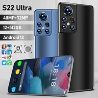 giobal version s22 ultra 5g qualcomm 888 16gb 1t 48mp72mp smartphone 6800mah face id android12 mobile phone 4g samsug cellphone