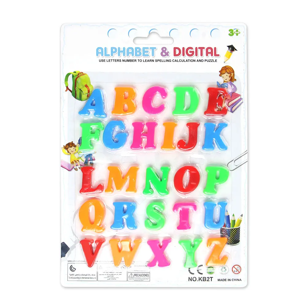 26 шт./компл. 2 см магнит Английский алфавит головоломки Красочные Холодильник