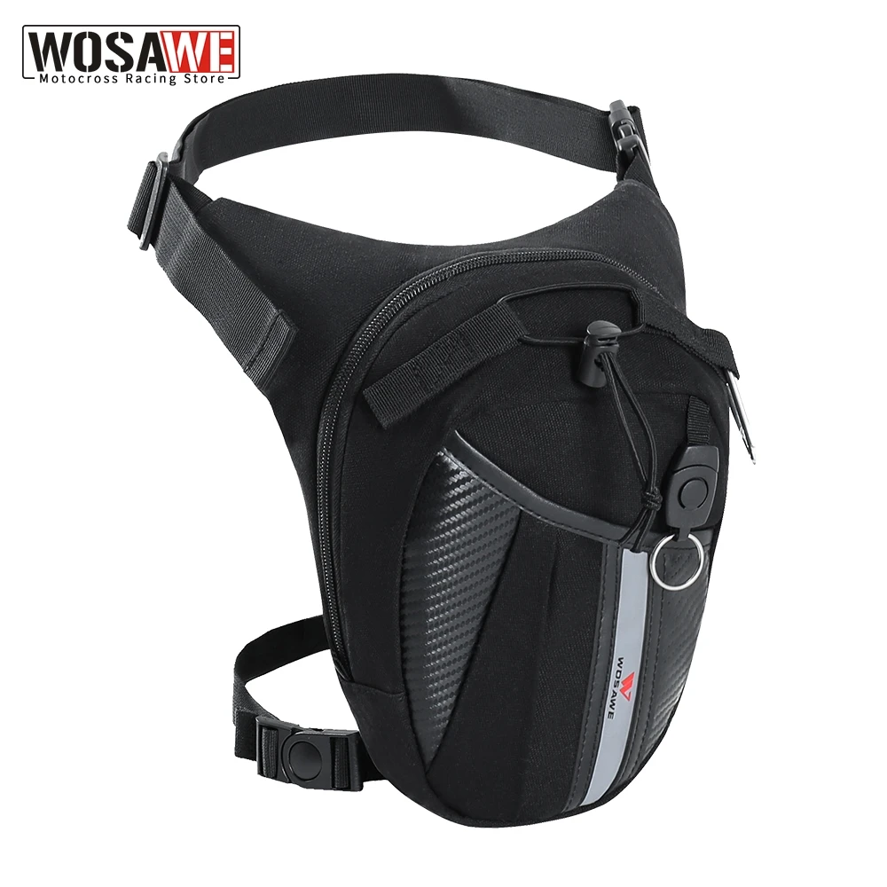 Сумка на пояс для мотокросса 3L забавная дорожная износостойкая сумочка из ткани