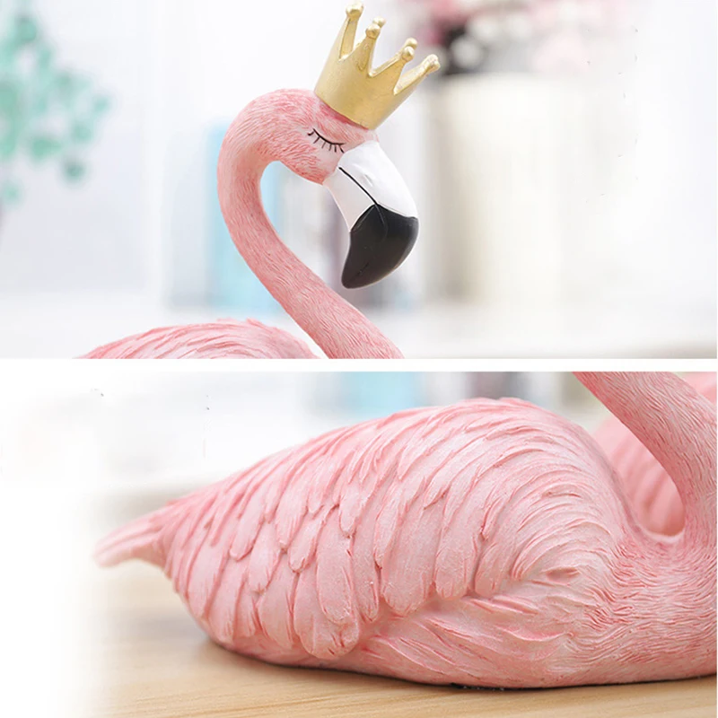 

Creative Flamingo decoration Nordic style home ins decoration cake birthday gift resin crafts decoration