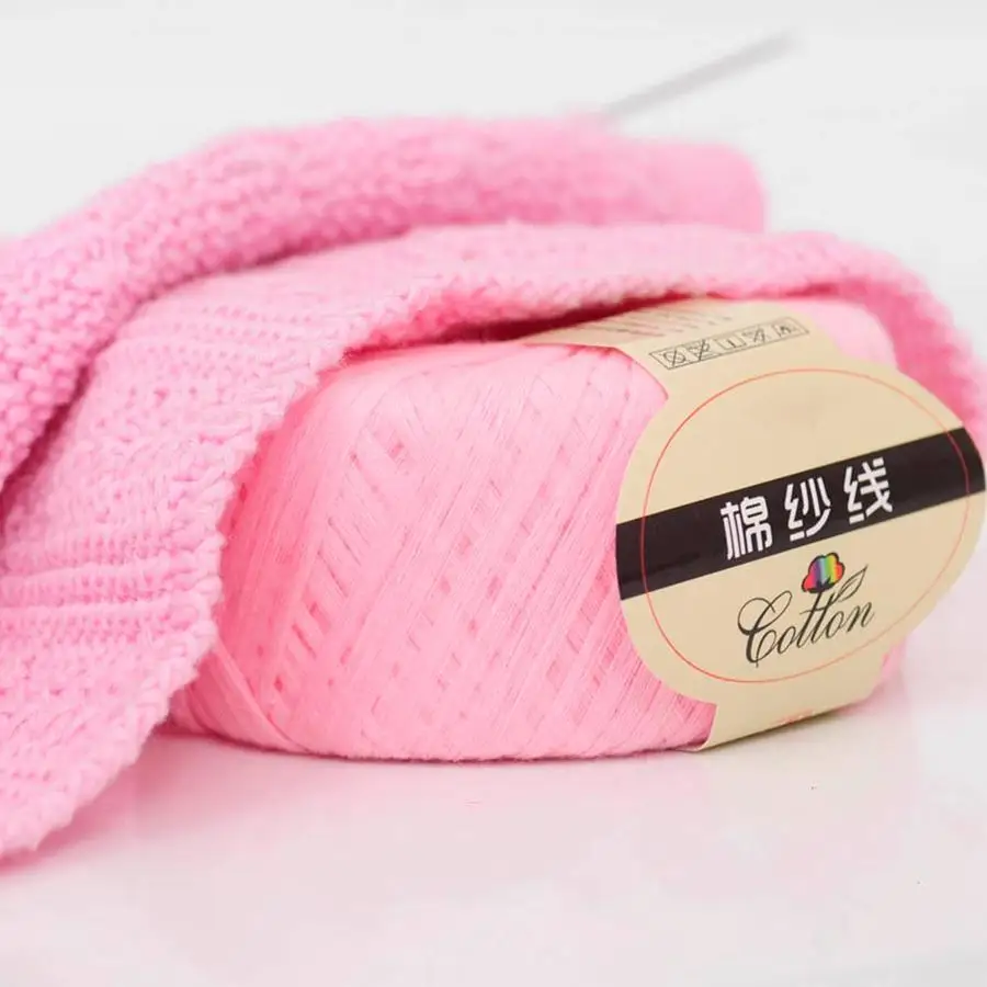 120 г/шарик 100% чистая хлопковая пряжа для ручного вязания детская ткань сделай сам