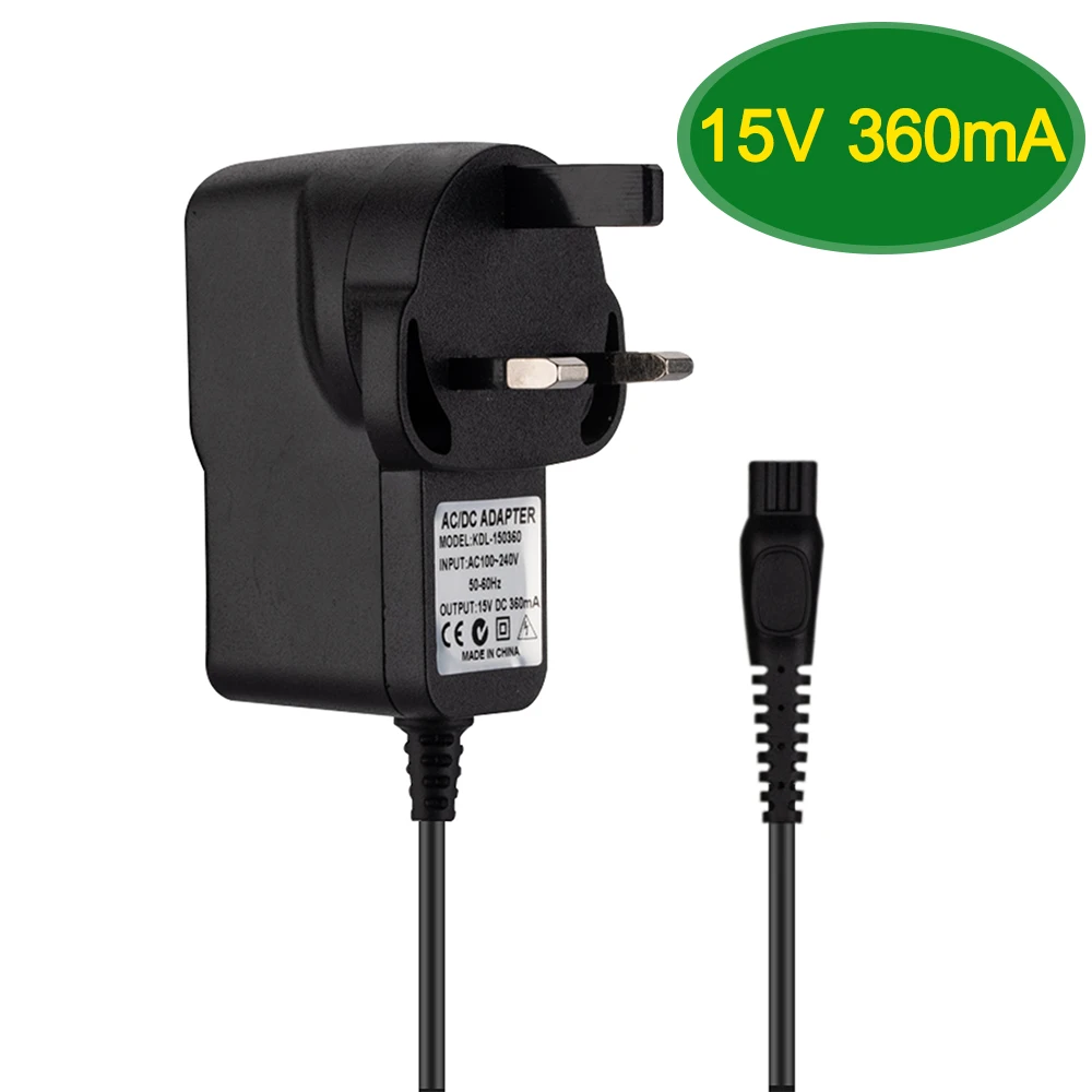 Адаптер зарядного устройства для бритвы PHILIPS HQ8505 HS8020 HQ8875 S20 1 шт. 15 в 0 36a/360mA/5 4 Вт 2