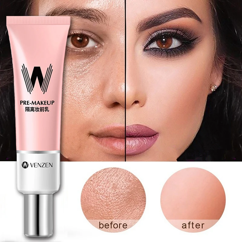 

Long Lasting Face Primer Makeup Base Concealer Nature Rose Essence Pore Away Foundation Oil Control Facial Matte Primer Korean