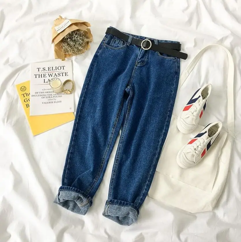 

Spring Summer Black Jeans Women Trendy Korean Style Simple All-match Kawaii Harajuku Streetwear High Quality Womens Trousers