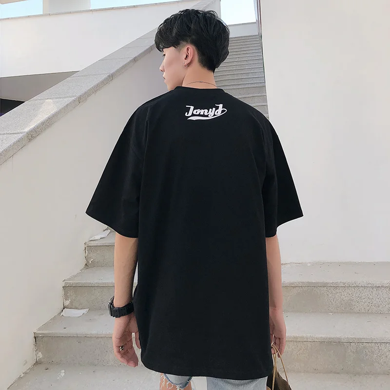 

iiDossan Hip Hop Cotton T Shirt Men Women Summer Loose Okay Print Casual Tops High Quality Classical Hip Hop New Clothes 2020
