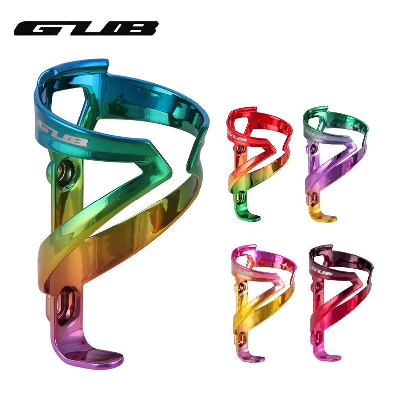 

GUB Ultralight Bicycle Water Bottle Holder Gradient Dazzling Fiberglass Nylon Integrally Molded MTB Road Bike Kettle holder Case