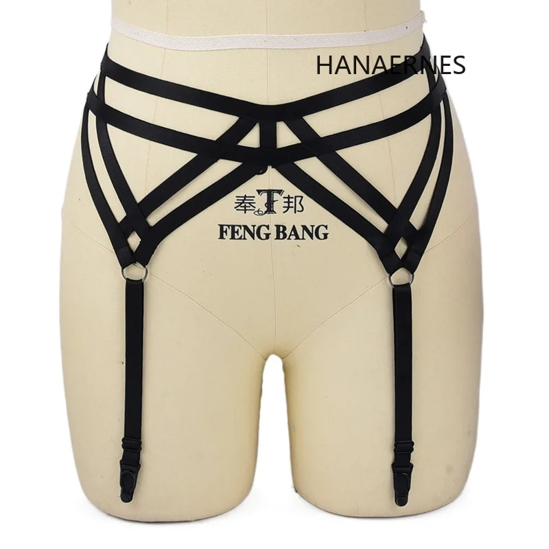 

Women Fetish Leg Harness Sexy Body Harness Garter Belt Festival Rave Pole Dance Bondage Multicolor Gothic Fetish Bottom Panties