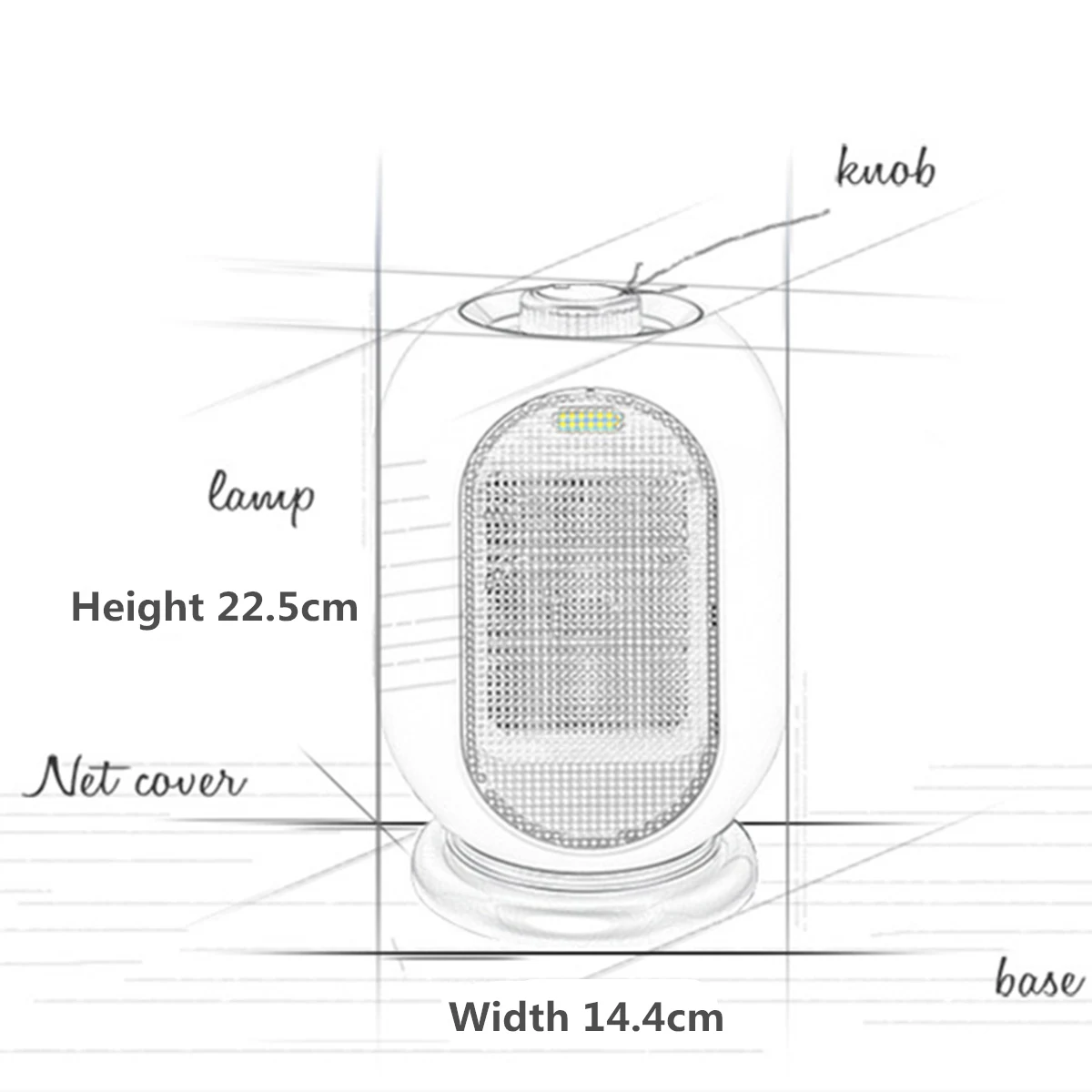 

1200W Mini Portable Electric Heater Desktop Heating Warm Air Fan Home Office Wall Handy Air Heater Warmer Fan Bathroom Radiator