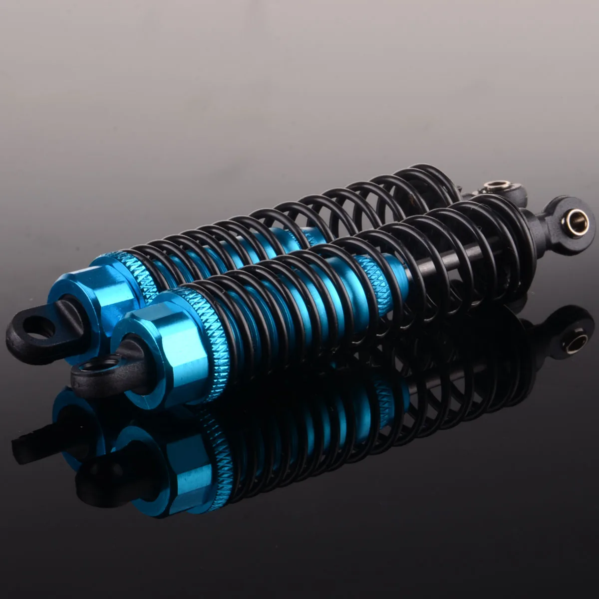 2 uds HSP 06062 azul amortiguador 97MM para 1/10 RC modelo de coche Off-Road Buggy coche cami&oacute;n 94106, 94107, 94166, 94155, 94177, 94170, 94118-0