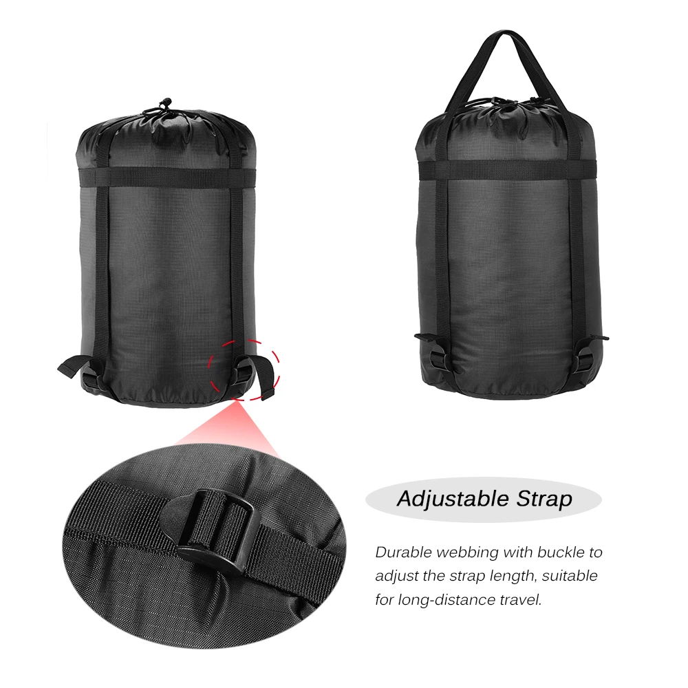 

24L Blue Field Lightweight Compression Stuff Sack Bag Travel Drift Hiking Camping Compression Bag Sleeping Bag Storage Package