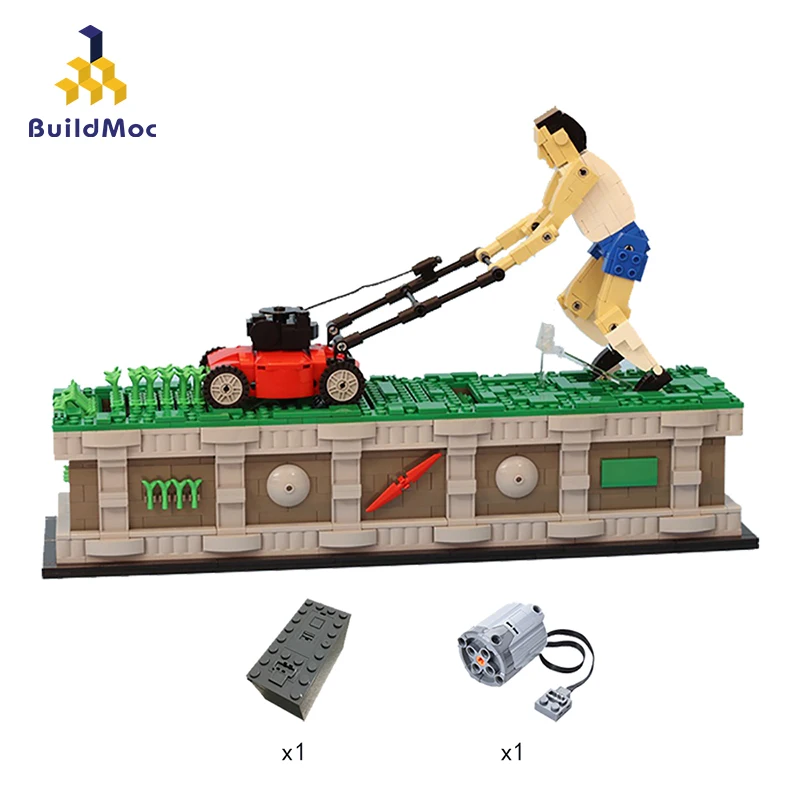

NEW MOC-10820 Creative Classic Weeding Man MOC 10820 With Motor Compatible blocks Spell Insert Building Toy Brick