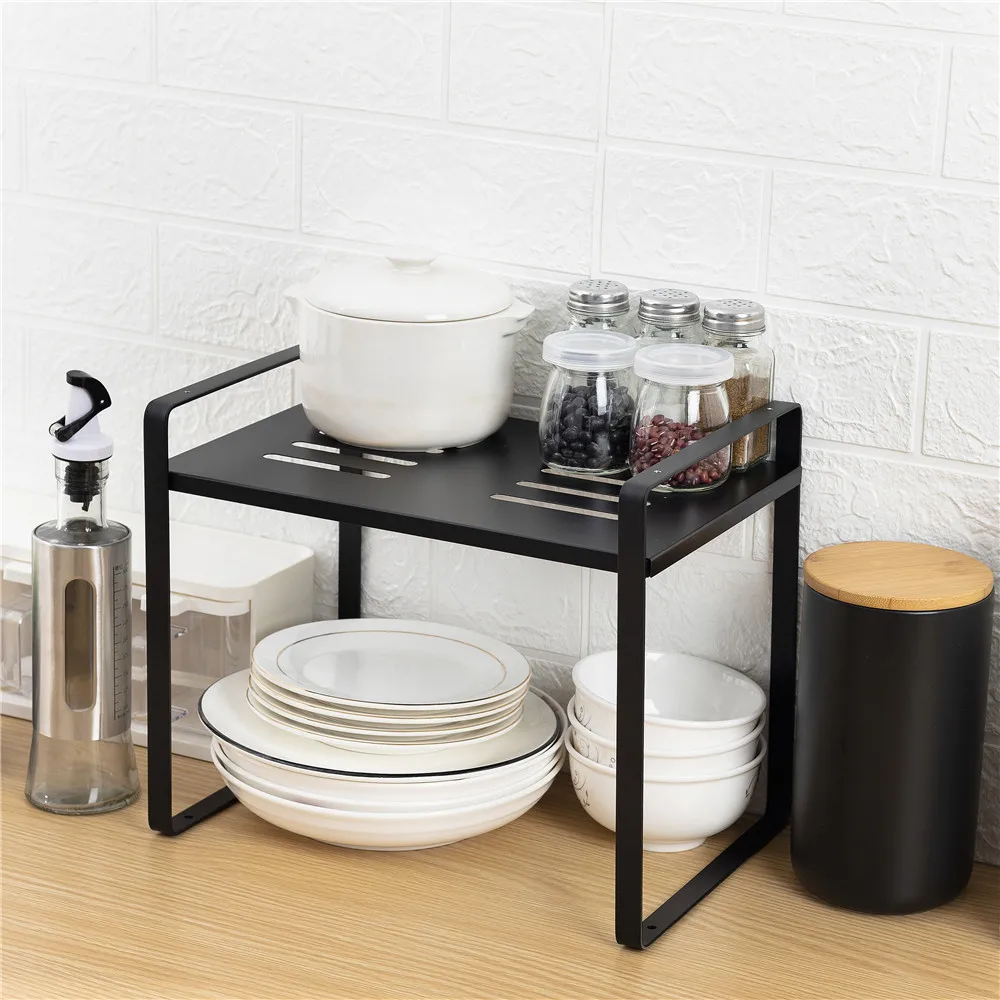 Кухонная столешница многослойная полка Настольный стеллаж для хранения шкафчик