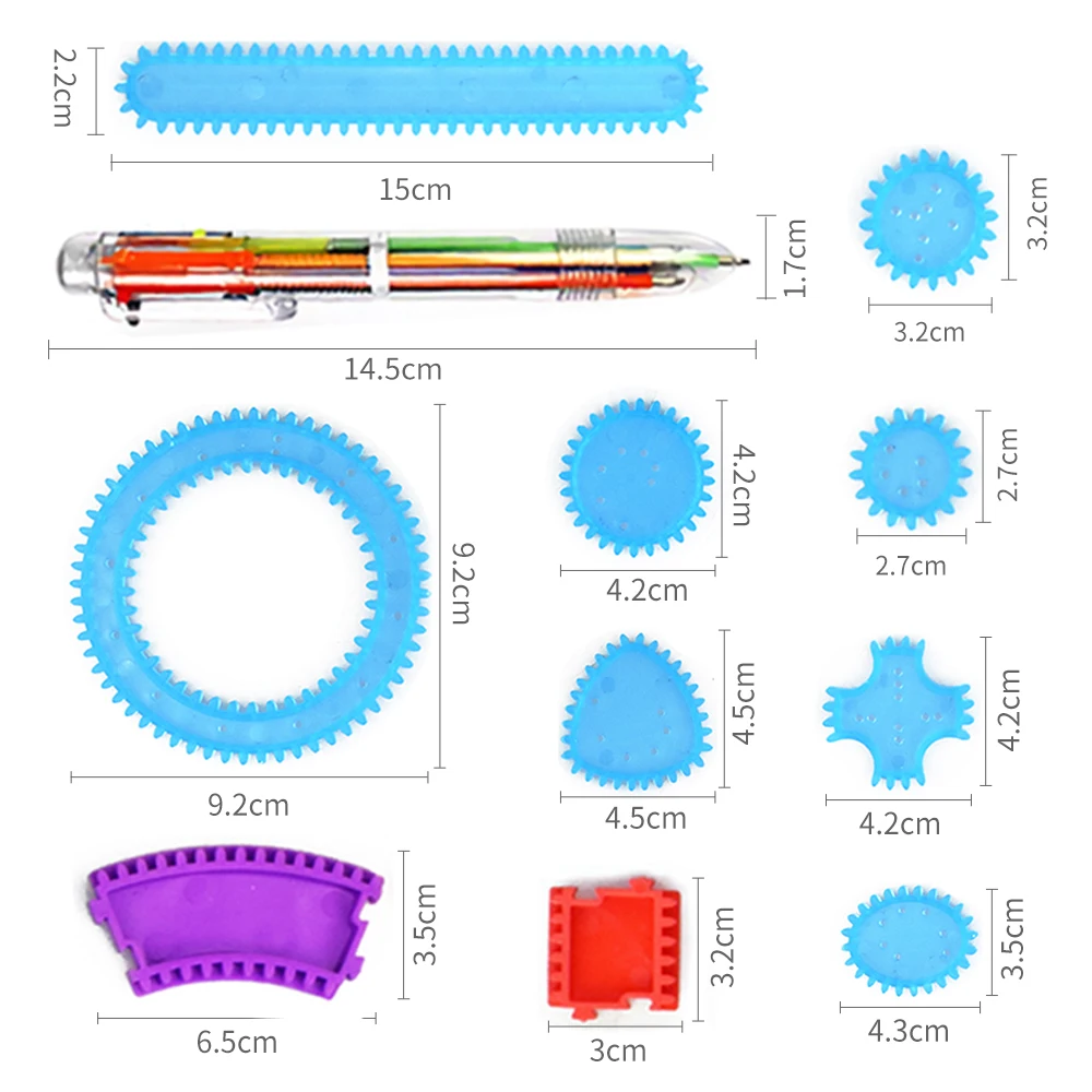 Спирограф для рисования детей детская игрушка креативный набор ручка Шестерня